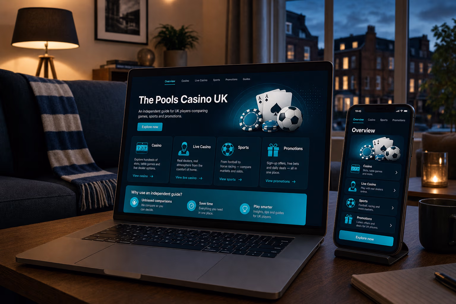 Games at The Pools Online Casino